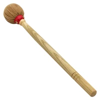 multifunction wood drum mallet drumsticks single stick beater with coffee cotton cloth percussion instrument parts