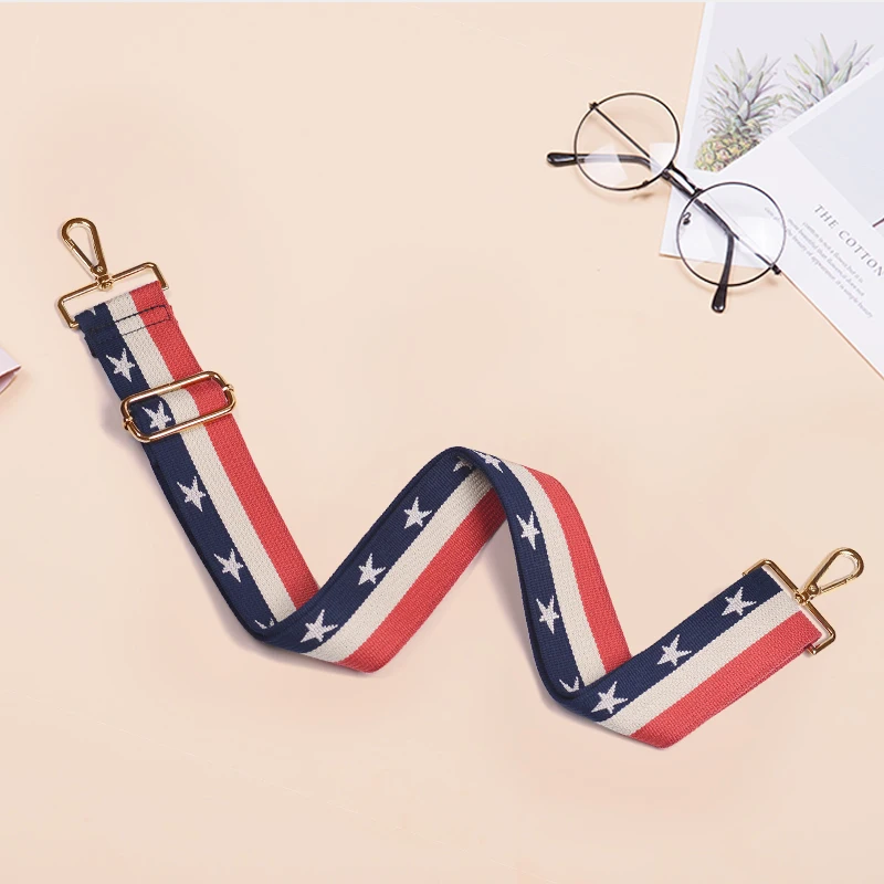 Ellovado Fashion Panelled Women Wide 4.8Cm Bag Strap Shoulder Crossbody Bag Belt Accessories Female Messenger Strap Handle