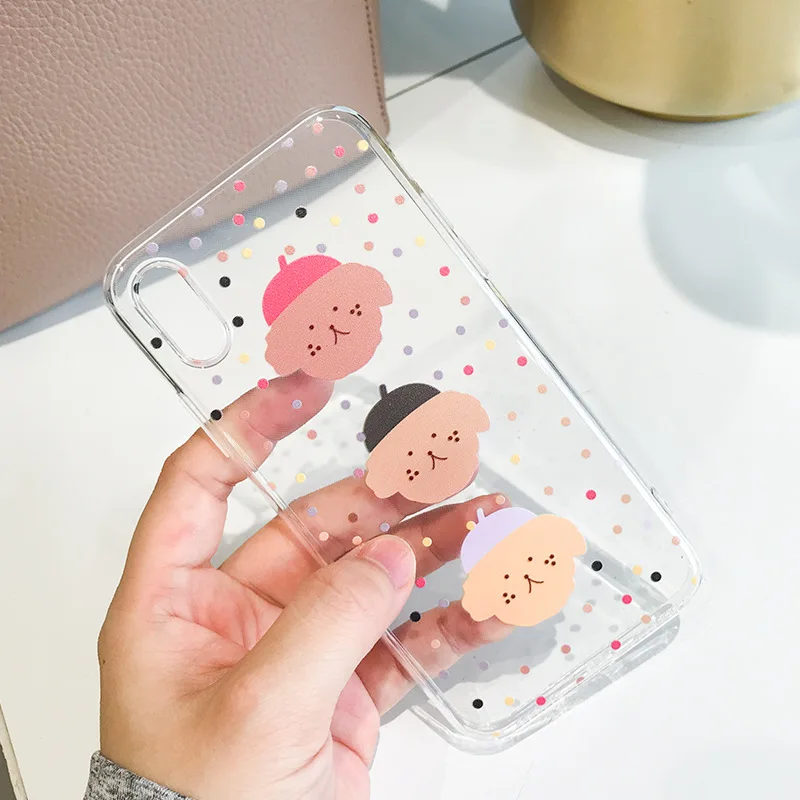 Для iPhone 11Pro Max чехол Забавный мультяшный Пудель Тедди собака для телефона
