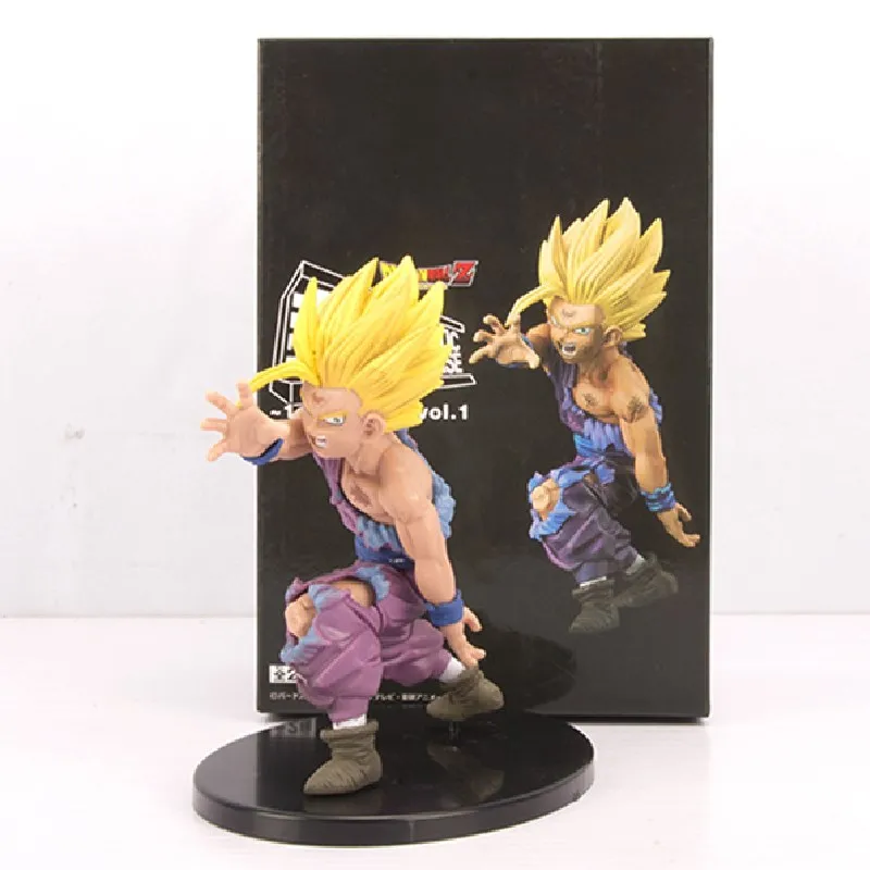 Аниме фигурки Bandai Dragon Ball Z сон Гохан ПВХ игрушки модель супер сайян 13 см Детская