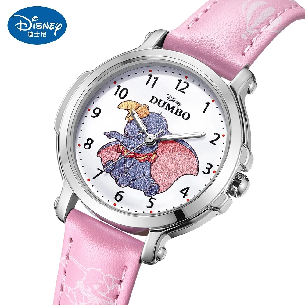 Детские часы Disney Дамбо водонепроницаемые светящиеся электронные для мальчиков и
