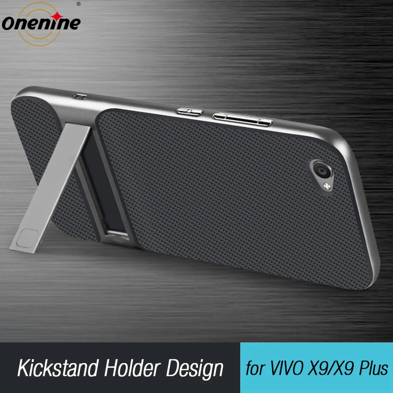 3D Kickstand мобильный телефон чехол для VIVO X9 5 Гибридный TPU + PC 360 Защитная силиконовая