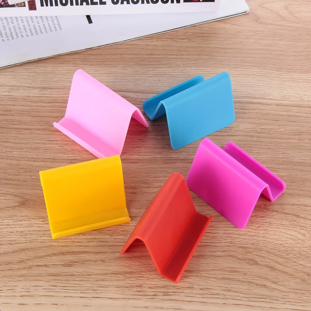 Универсальная Цветная Пластиковая настольная подставка для мини-смартфона