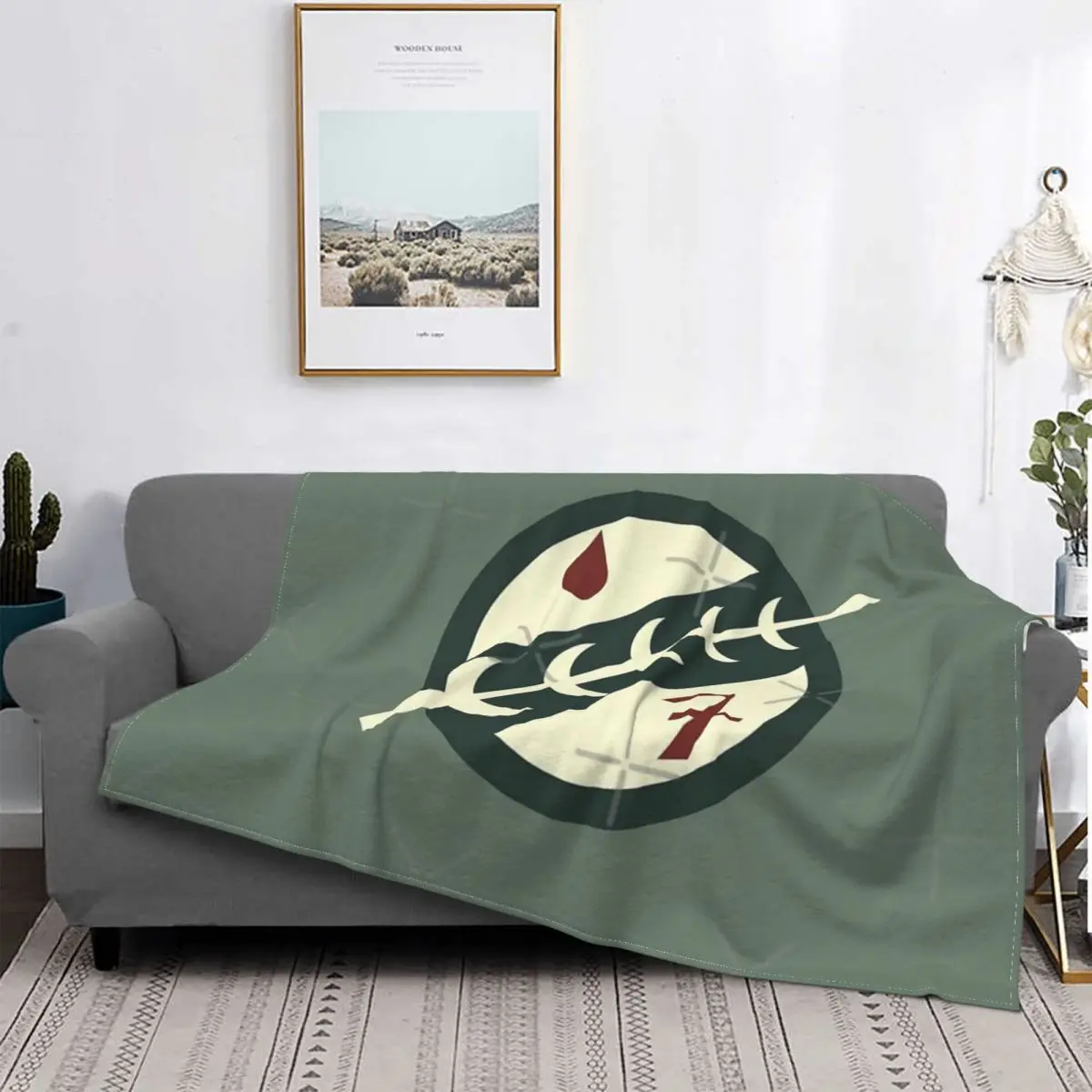 

Boba Fett-Manta с эмблемой, colcha для cama a cuadros, manta de lino y algodón