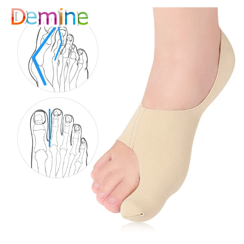 

1Pair Toe Separator Orthopedic Foot Bunion Corrector Pedicure Socks Hallux Valgus Stretcher Braces Bunion Corrector Straightener