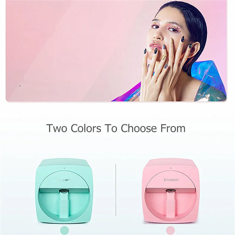 Мобильный принтер для ногтей 3D Автоматическая роспись легкая полностью