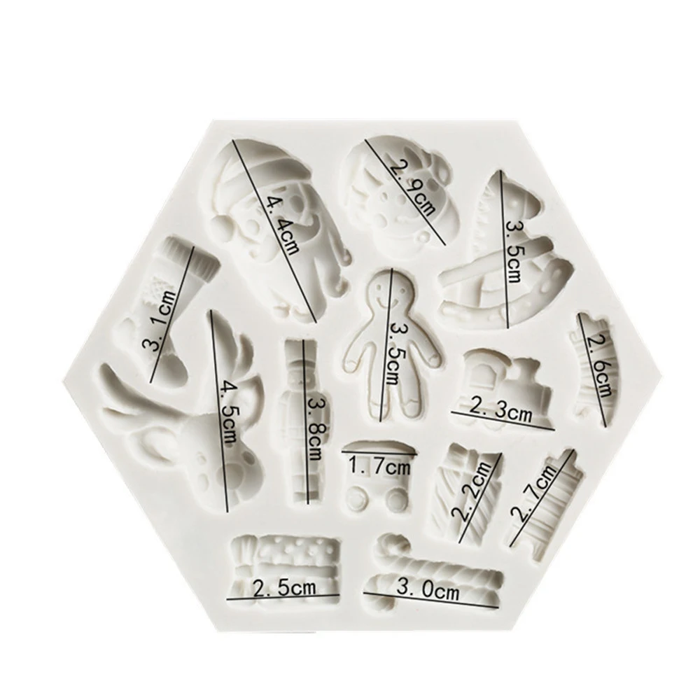 3D силиконовая форма для торта мастики мыла детская обувь сахарная мастика резак