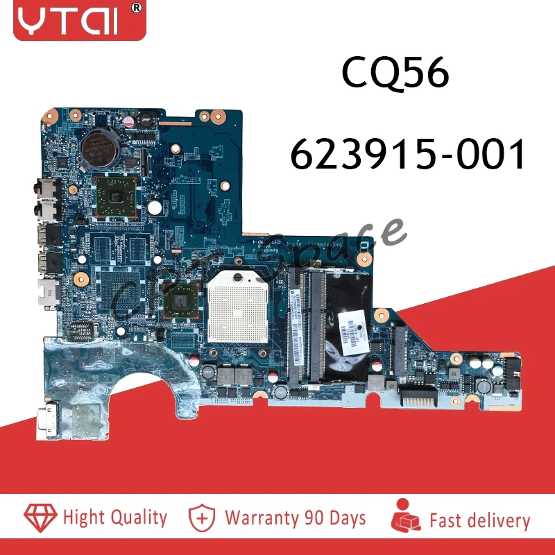623915 001 CQ56 материнская плата для HP G56 CQ62 G62 ноутбука DA0AX2MB6E1 REV: E 100% тестирование