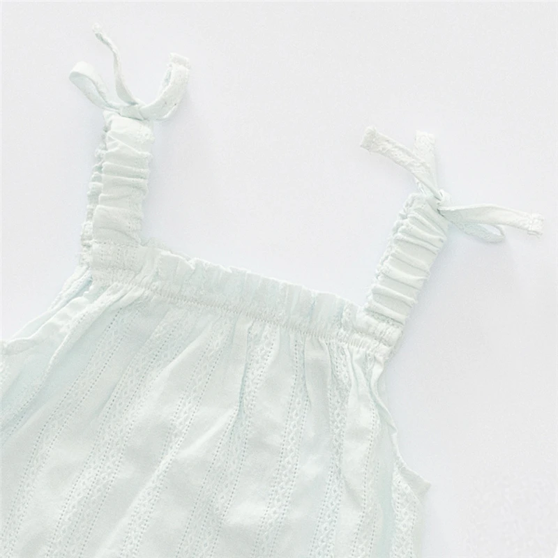 

Sweet Cute Newborn summer Infant Baby Girls Straps Romper Sunsuit Hat clothes set