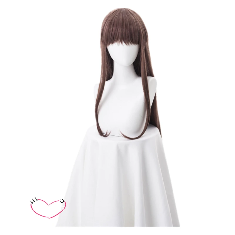 Парик длинный женский термостойкий для косплея из синтетических волос с