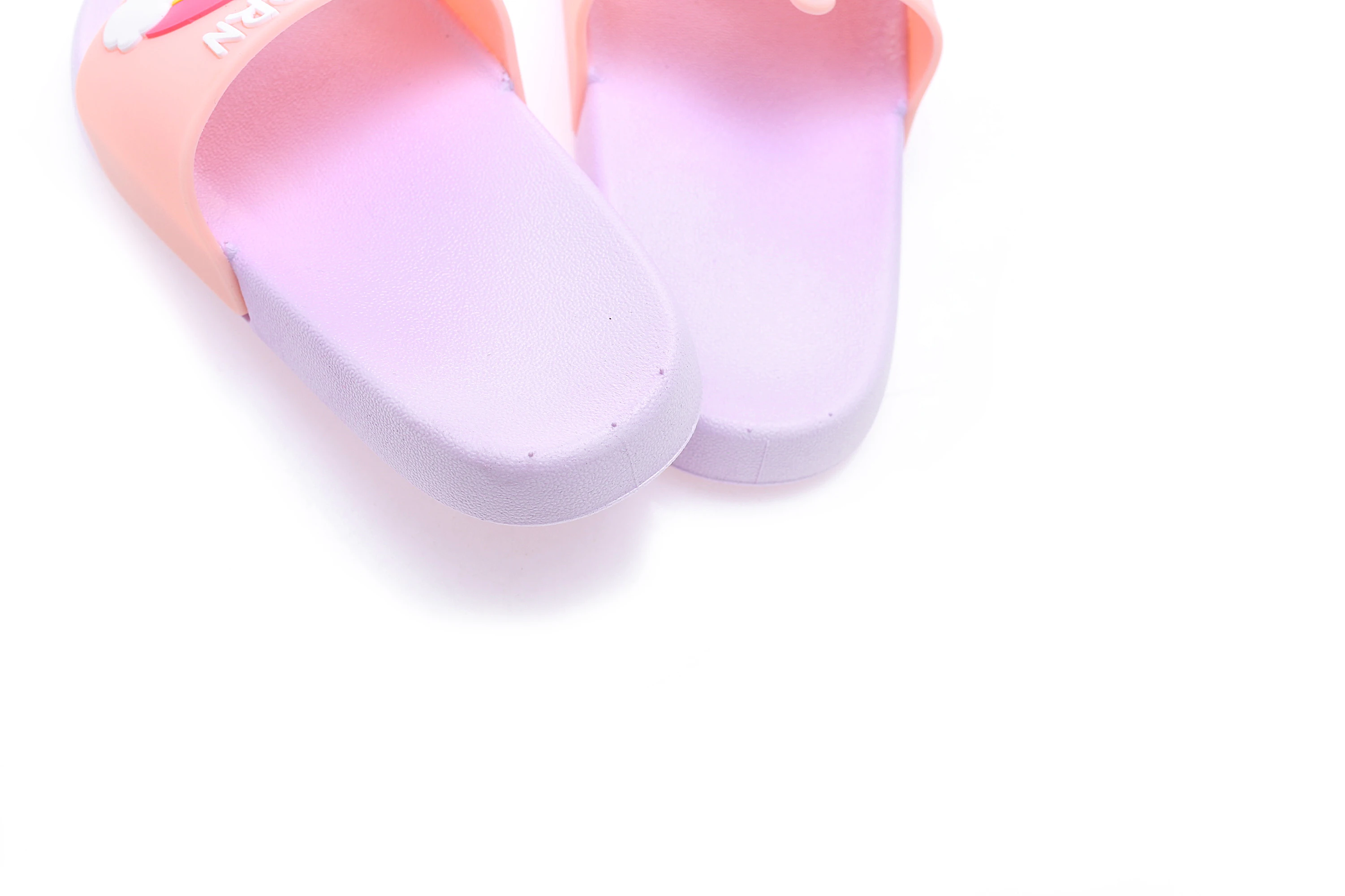 Домашние тапочки с мультяшным единорогом для маленьких детей летние домашние