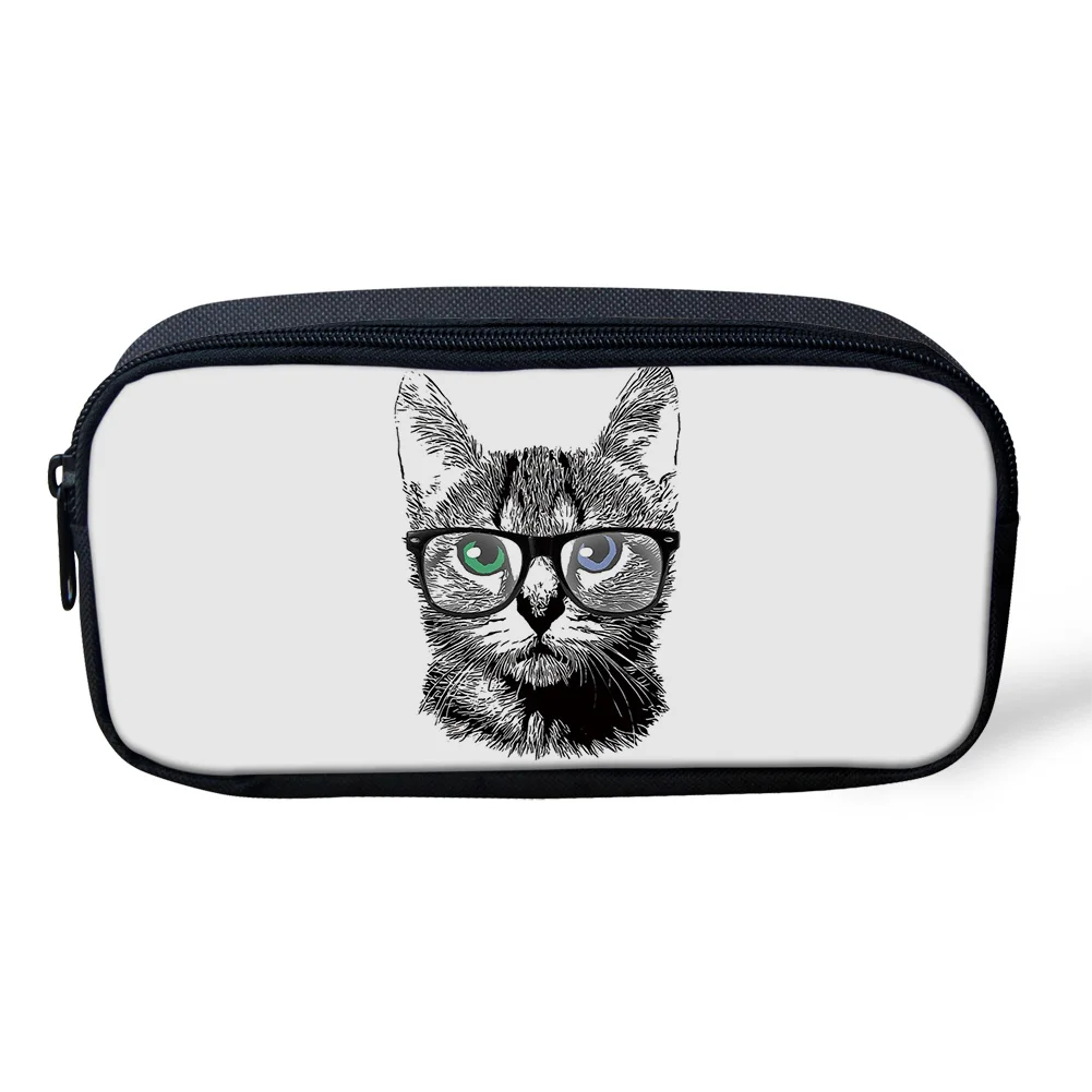 Мультфильм Искусства г н Кот косметичка пенал для карандашей ручка девочек Сумка