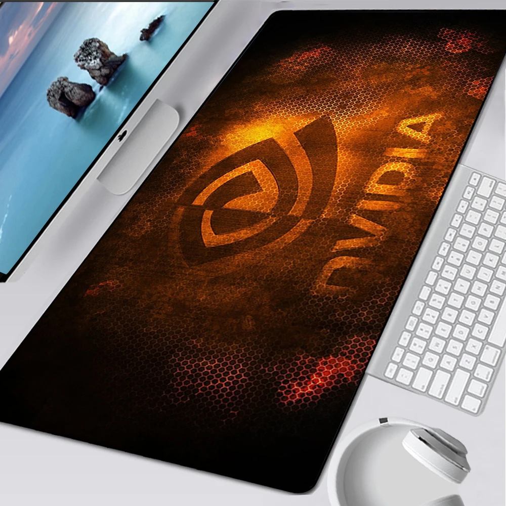 Большой игровой коврик для мыши Nvidia XXL компьютерный офисный геймерский ноутбука