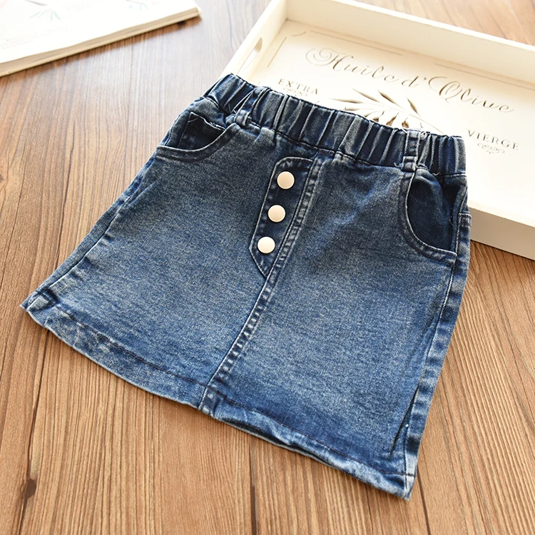 Юбка пачка для маленьких девочек летние детские джинсовые юбки американки