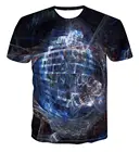 Мужская футболка с 3D-принтом рок-группы, спортивный топ с круглым вырезом в стиле хип-хоп, модель 20216xl на лето, 110