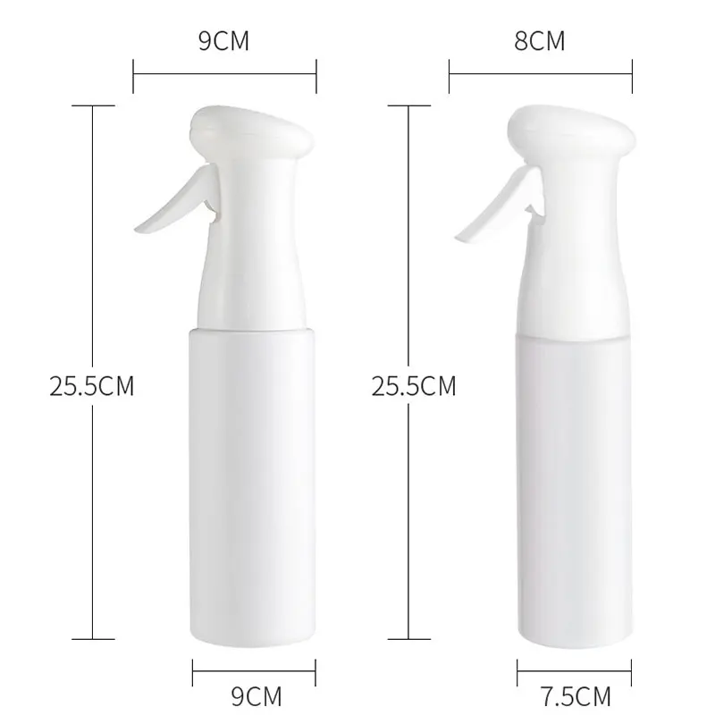 

Equine Sprinkler Sprayer Hairdressing Fine Mist Water Spray Bottle Hair Salon Tool Continuous Spraying 8.5/12.2 Oz JA55