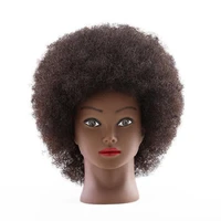 afro mannequin head with manikin training head cosmetology doll head for hairdresser practice head styling braiding with stand