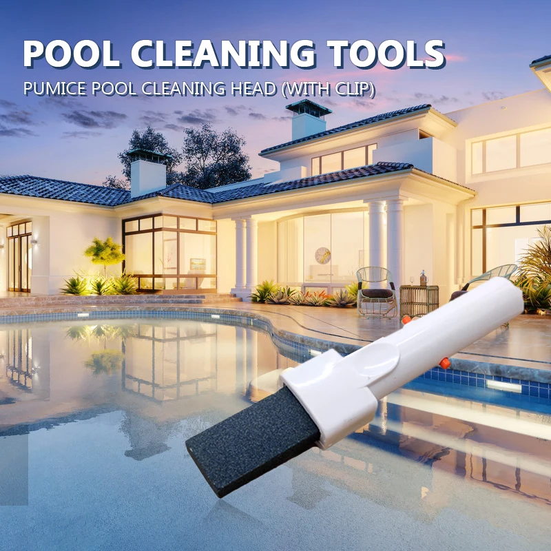 

Pumice Cleaning Stone With Sturdy Handle Pool Cleaning Tools Eco-friendly Non-toxic Outdoor Hot Tubs Tasteless Cleaning Stone