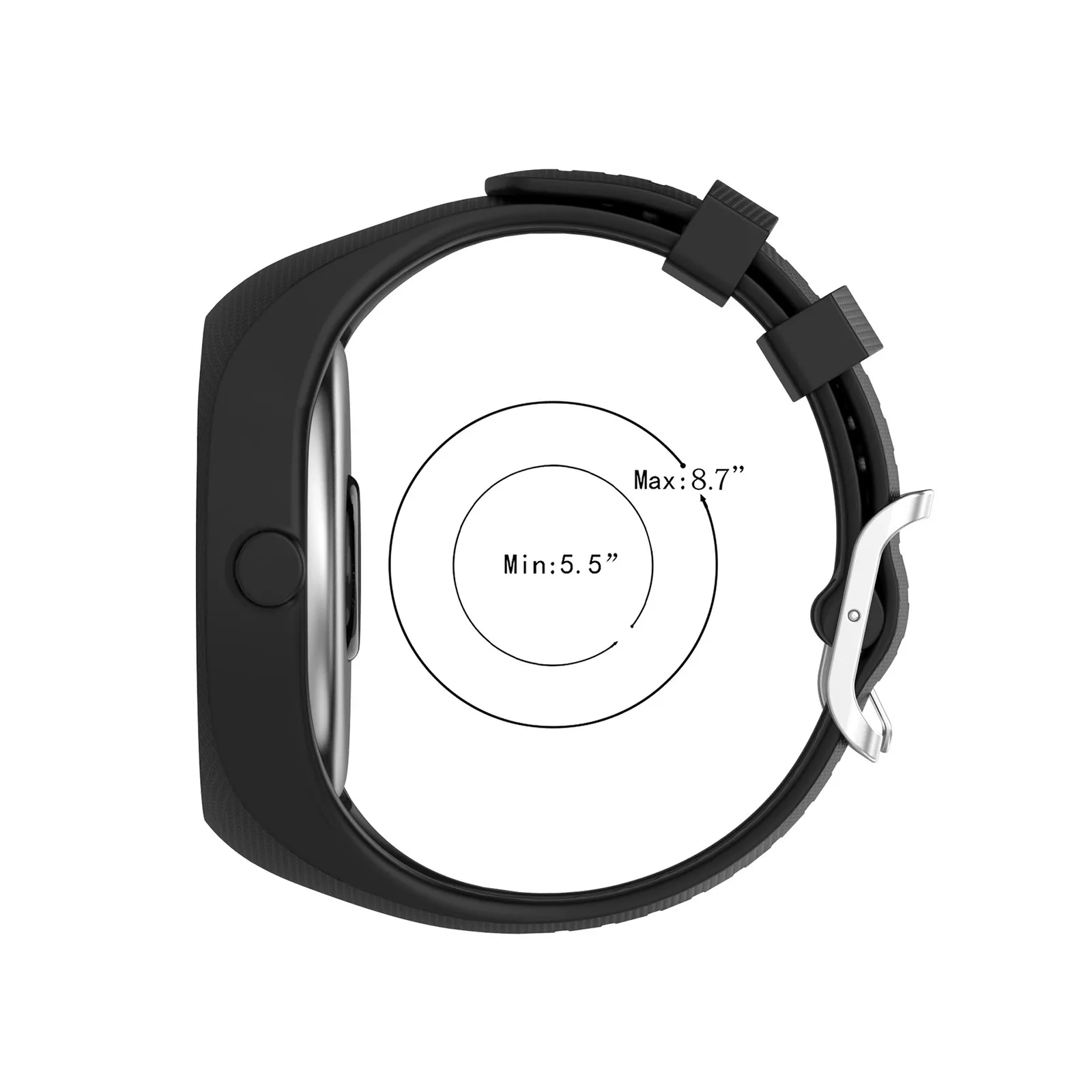 

Replacement Bracelet Silicone Watch Band Wrist Strap For Polars M200 Smart Watch Replaceable Smart Watch Bracelet Accessories