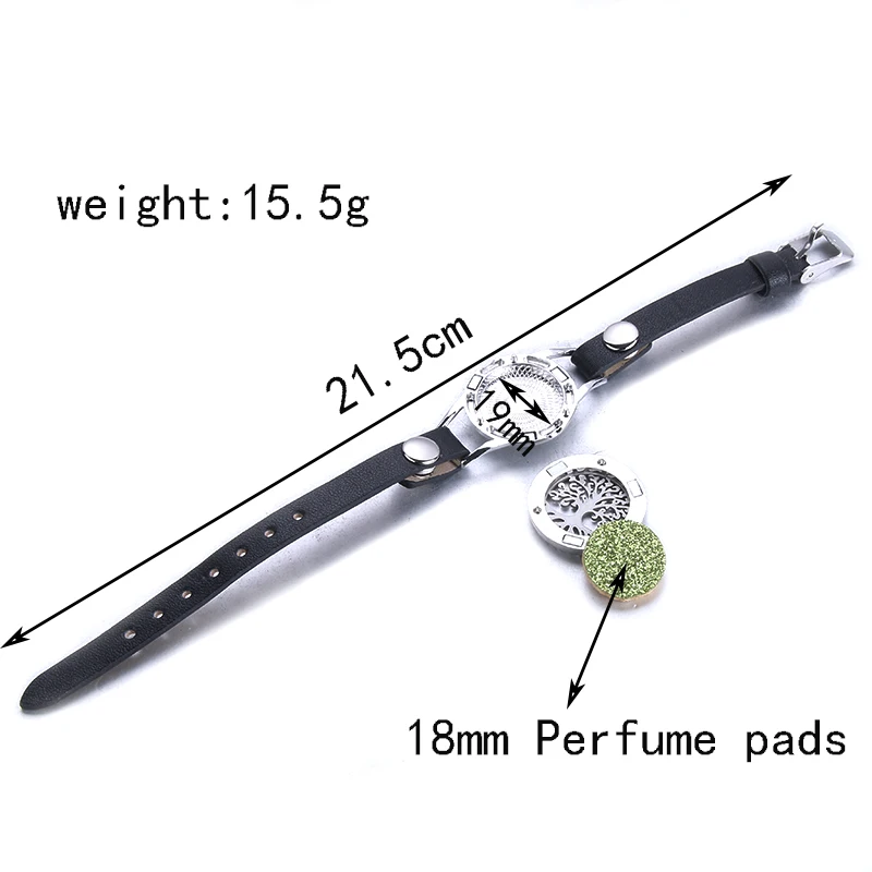 Браслеты из браслет для ароматерапии натуральной кожи 10 шт. диффузор эфирного