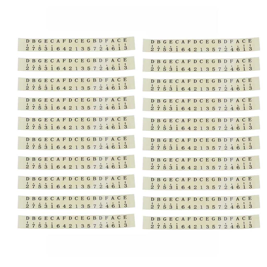 20 шт. стикер для весы Kalimba 17 клавиш | Спорт и развлечения