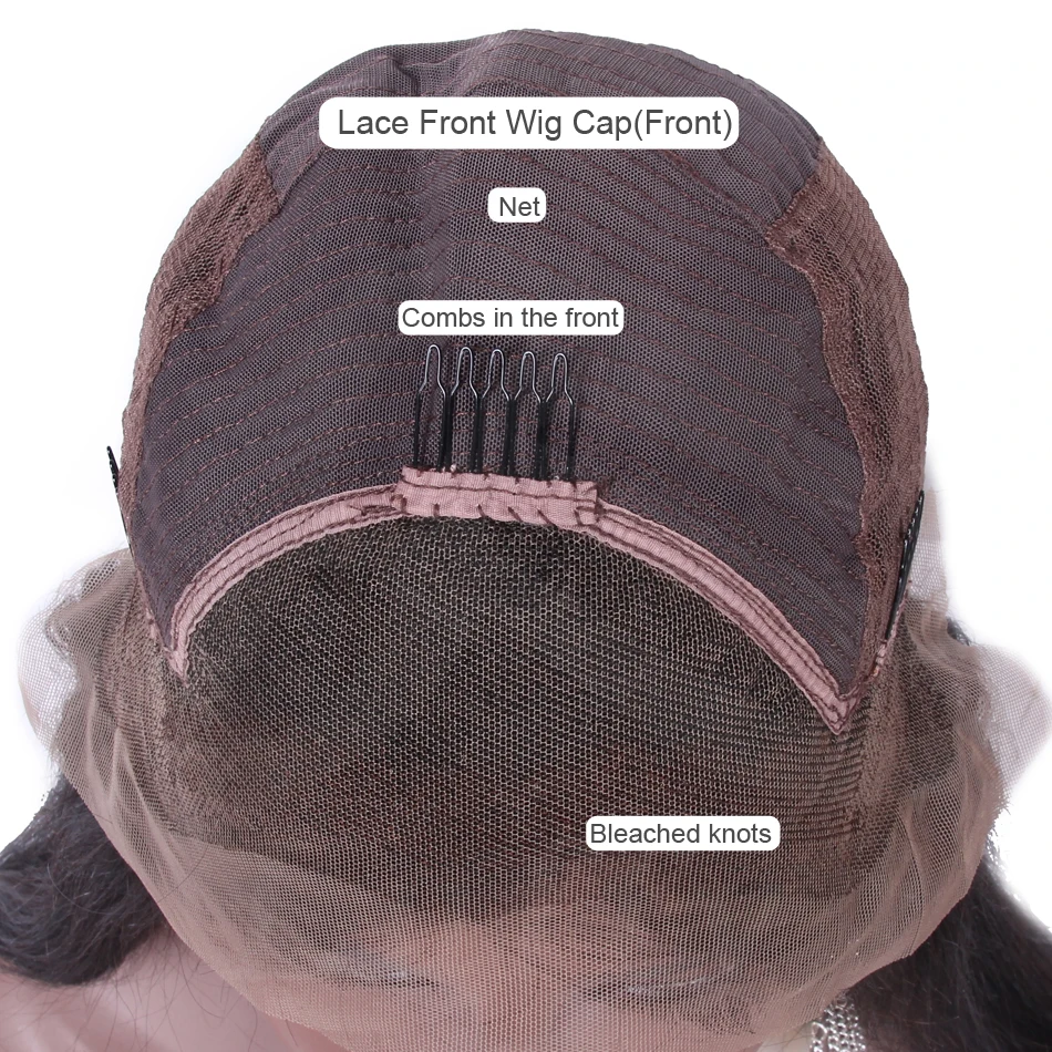 

Kinky Straight Wig Lace Front Human Hair Wigs Pre Plucked Remy Brazilian 13X4 Lace Frontal Wig Glueless For Women Xcsunny