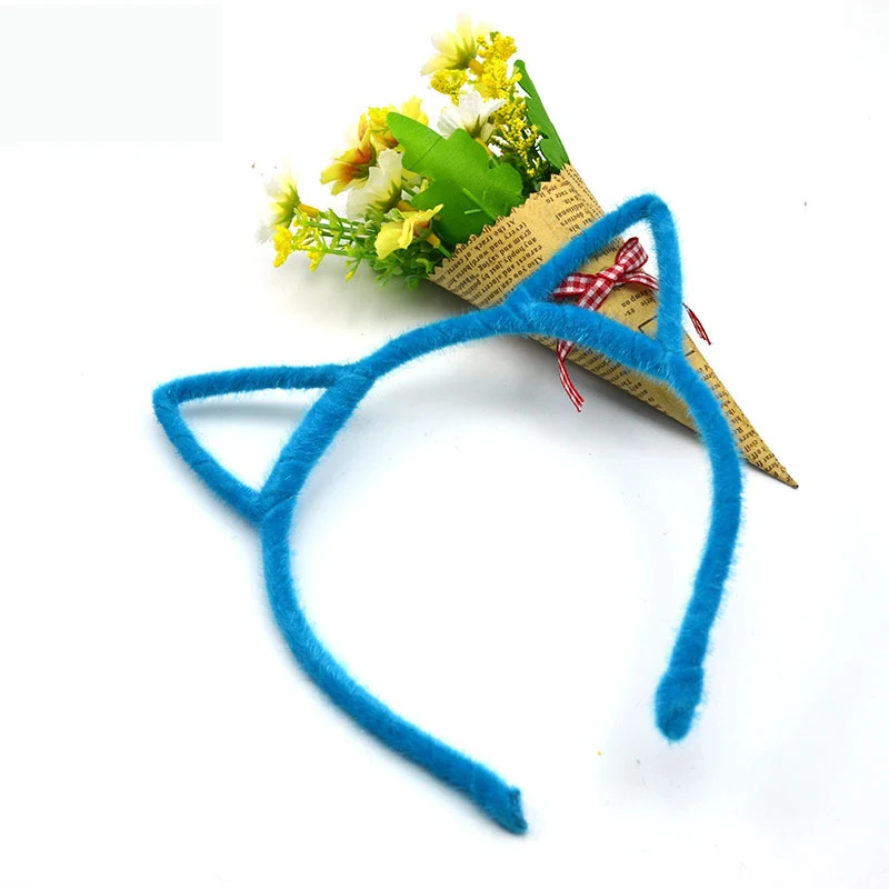 1 шт. Женская повязка на голову с кошачьими ушками аксессуары Сексуальная