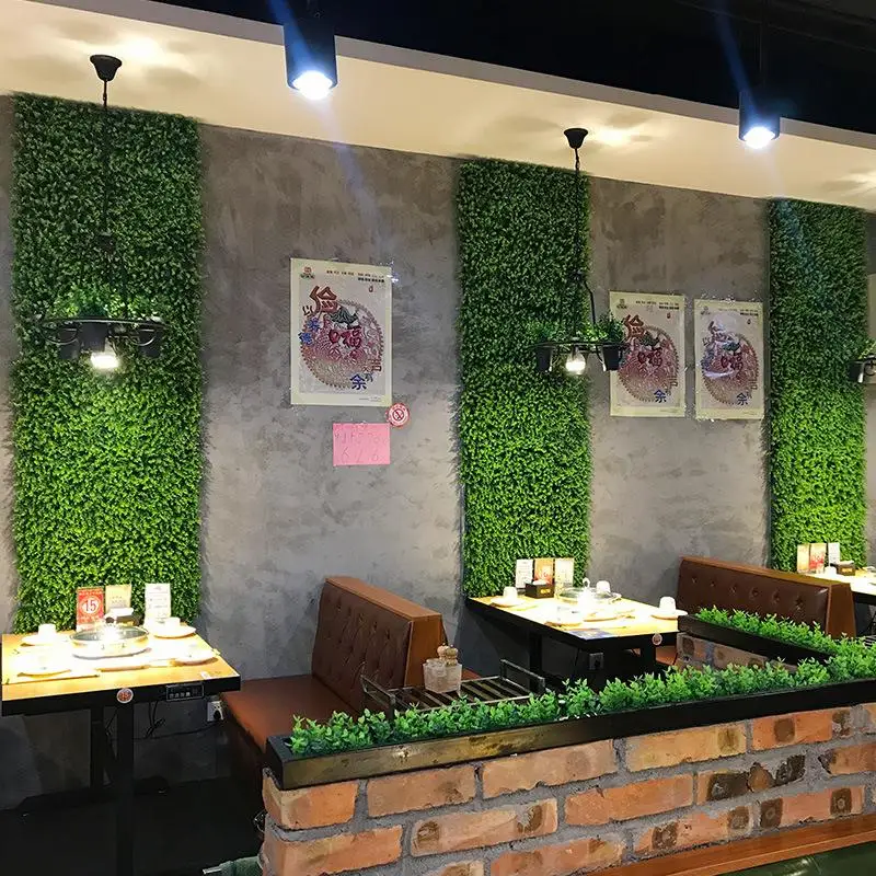 Искусственное растение настенная изгородь газон бокс Вуд искусственная лужайка