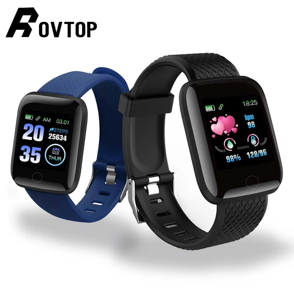 D13 Смарт часы 116 плюс пульсометр смарт браслет спортивные для мужчин и женщин