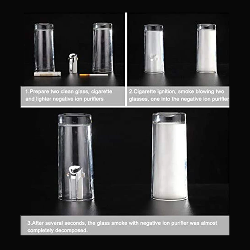 

Air Purifier Mini Portable Wearable Necklace Hanging Neck Personal Freshener Use USB Charging Air Purifier