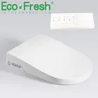 Умное сиденье для унитаза EcoFresh D U-образной формы, электрическая крышка биде, умный ночсветильник, распылитель для биде, тепловая Чистка, сухой массаж