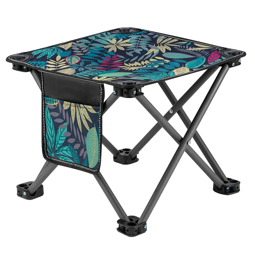 

Portable Folding Chairs Oxford Cloth Fishing Chairs Travel Stool Rest Picnic Seat Side Pocket For Outdoor Camping Fishing