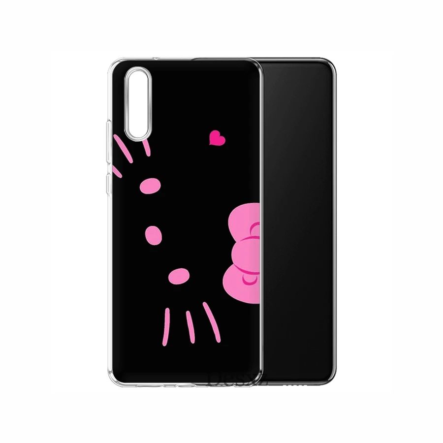 12 Мобильный чехол для телефона из термополиуретана для huawei P30 P20 P10 P8 P9 Lite рro huawei P Smart Z Plus чехол Hello Cat Чехол Kitty - Цвет: 12