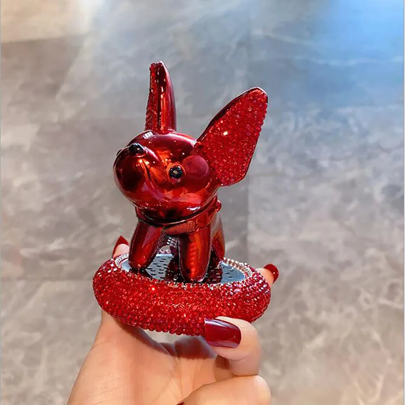 

Car Interior Decoration Decoration Cartoon Cute Pet Personality Car Perfume Diamond Car Center Console Accessories