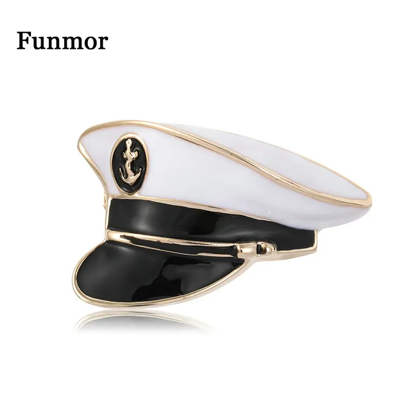 Funmor Матросская брошь шляпа эмаль ювелирный сплав корсаж для женщин и мужчин