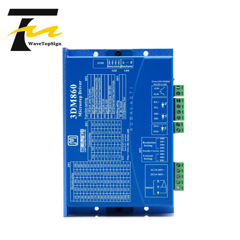 JMC 3 фазный драйвер шагового двигателя 3DM860 входное напряжение 24 ~ 80VAC 30 100VDC 7.5A матч