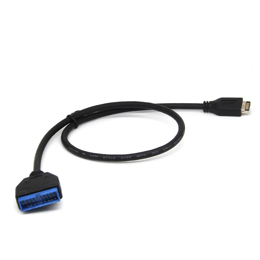 Кабель-адаптер XT-XINTE USB 3 1 Type-E папа-папа IDC20P 20-контактный Удлинительный кабель для
