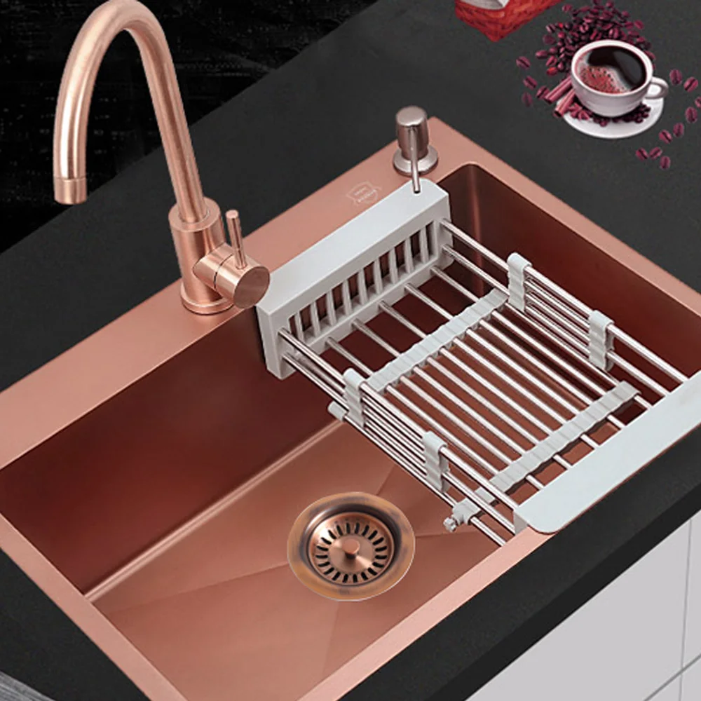 Talea PVD Античная бронзовая цветная китайская корзина для раковины на заказ ситечко