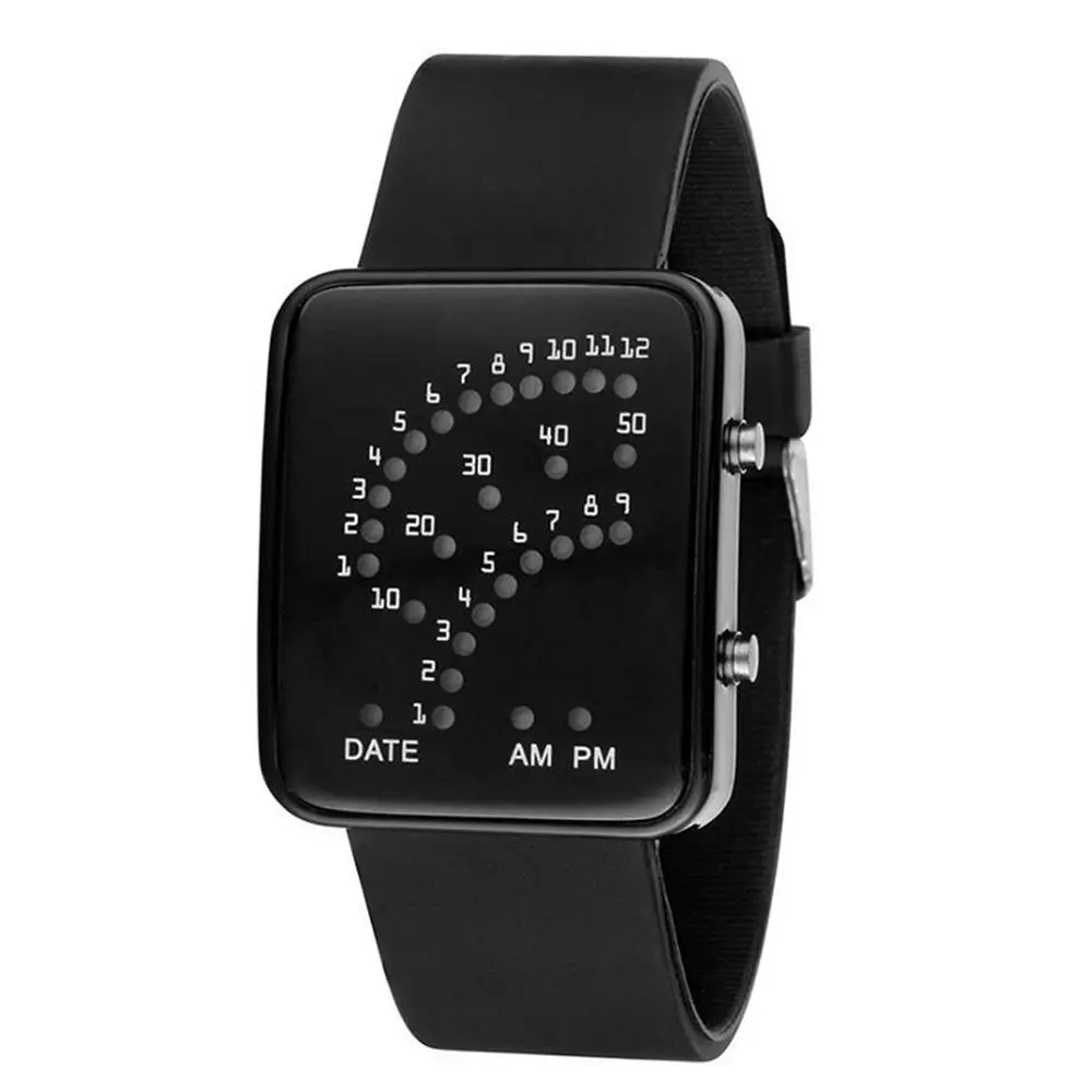 Quartz Wristwatches Men Luxury Mens Digital LED Sport Watch Men Outdoor Electronic Dress Watch Relogio Masculino Clock