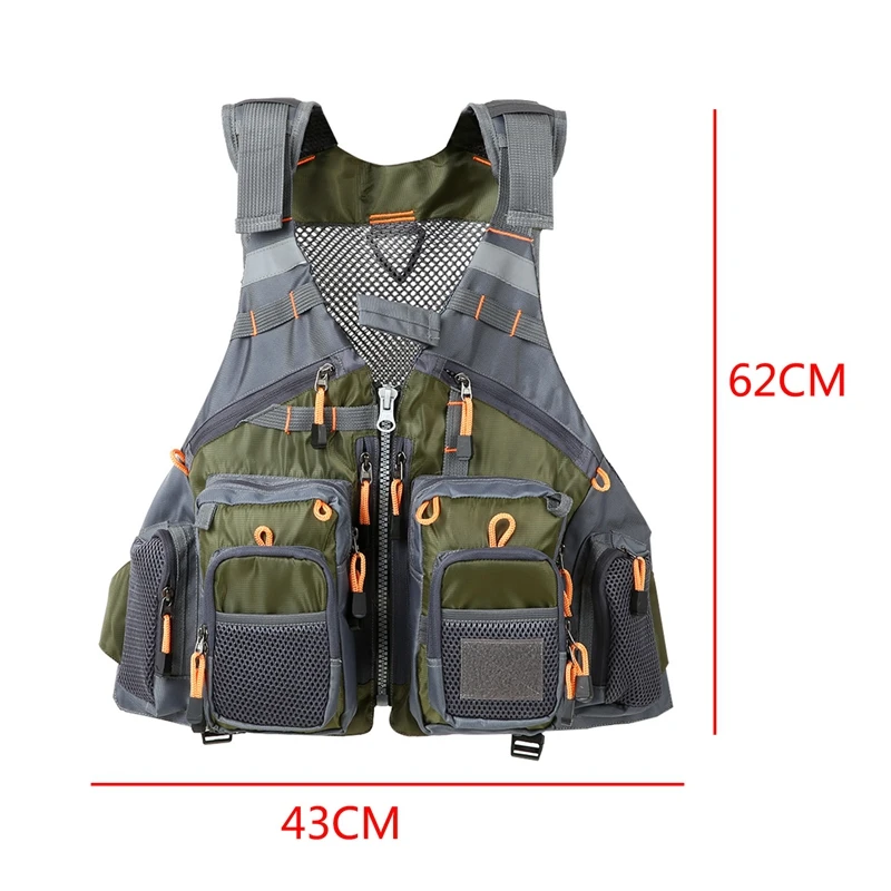 Открытый спортивный жилет для рыбалки спасательный мужчин дышащий плавания