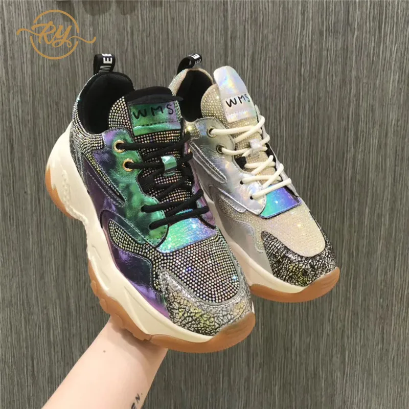 RY RELAA женские кроссовки 2018 роскошная Брендовая женская обувь из натуральной кожи