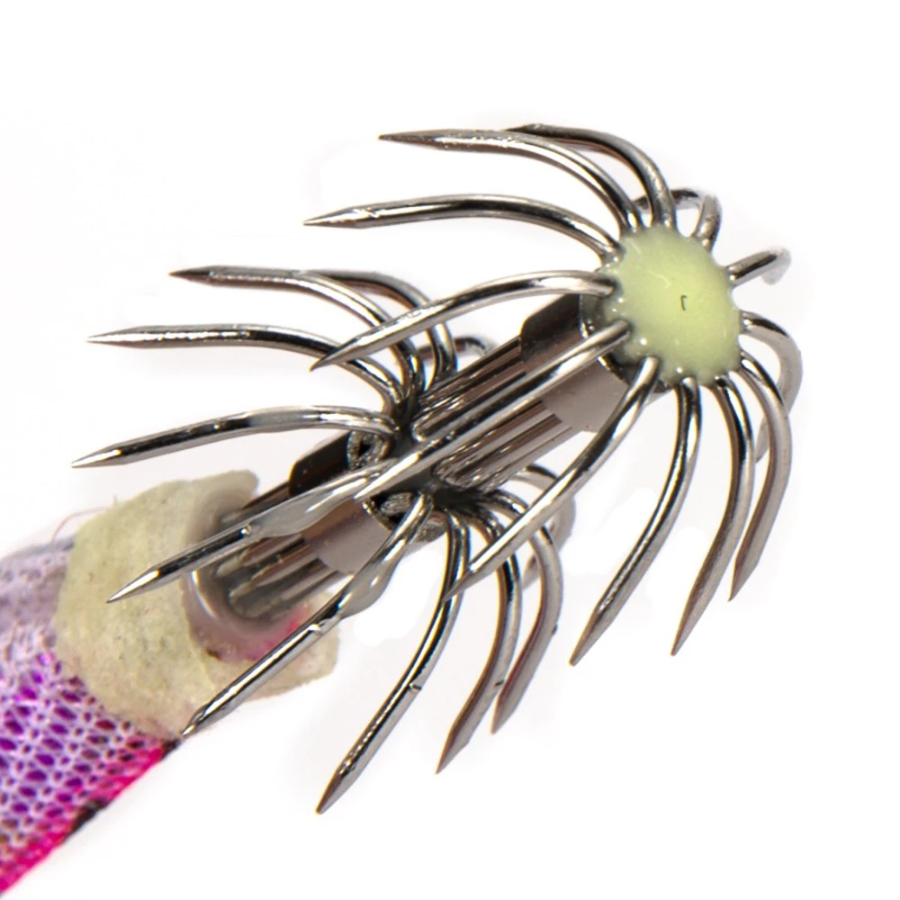 

10pcs Simulation Fish Lures Set Simulation Wood Shrimp With Squid Hooks Artificial Fake Bait Kit Bionic Fishing Tool Accessories