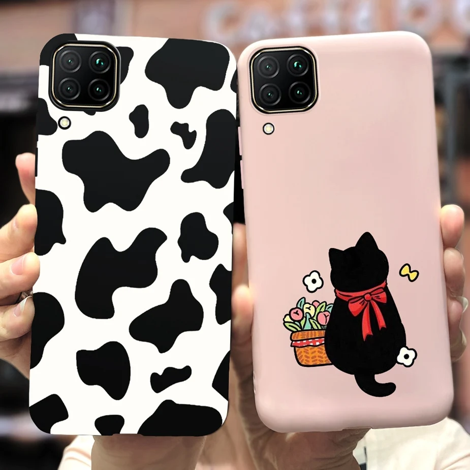 Чехол для Huawei P40 Lite E милый чехол с рисунком конфет мягкий силиконовый телефона из
