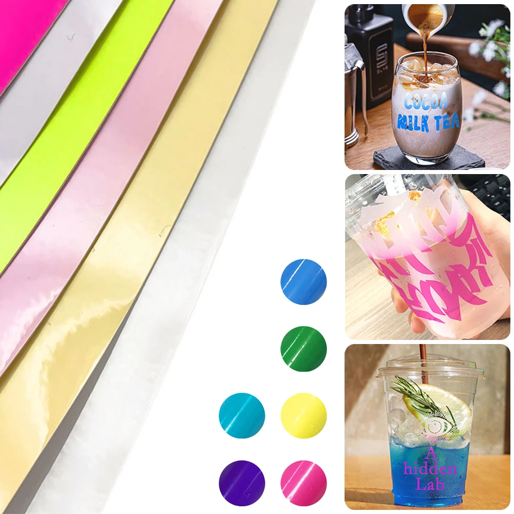 

Color Changing Adhesive Vinyl Low Temperature Will Change Color Permanent Vinyl for Mugs Decals Cups Bottles Stickers Cricut DIY