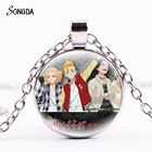 Ожерелье с подвеской в виде аниме Мстители из Токио для женщин и мужчин