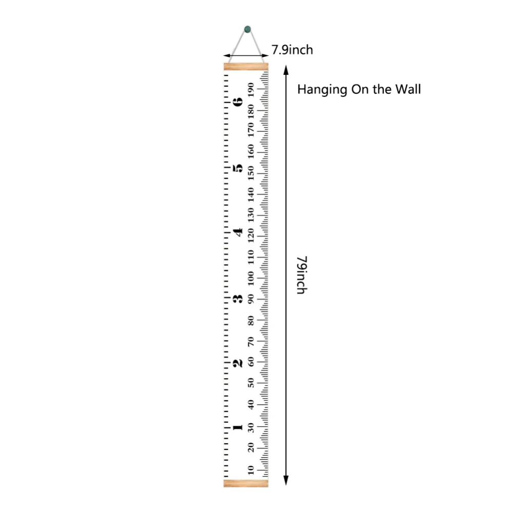 Креативная Горячая продажа Детская Съемная диаграмма роста высоты висячая