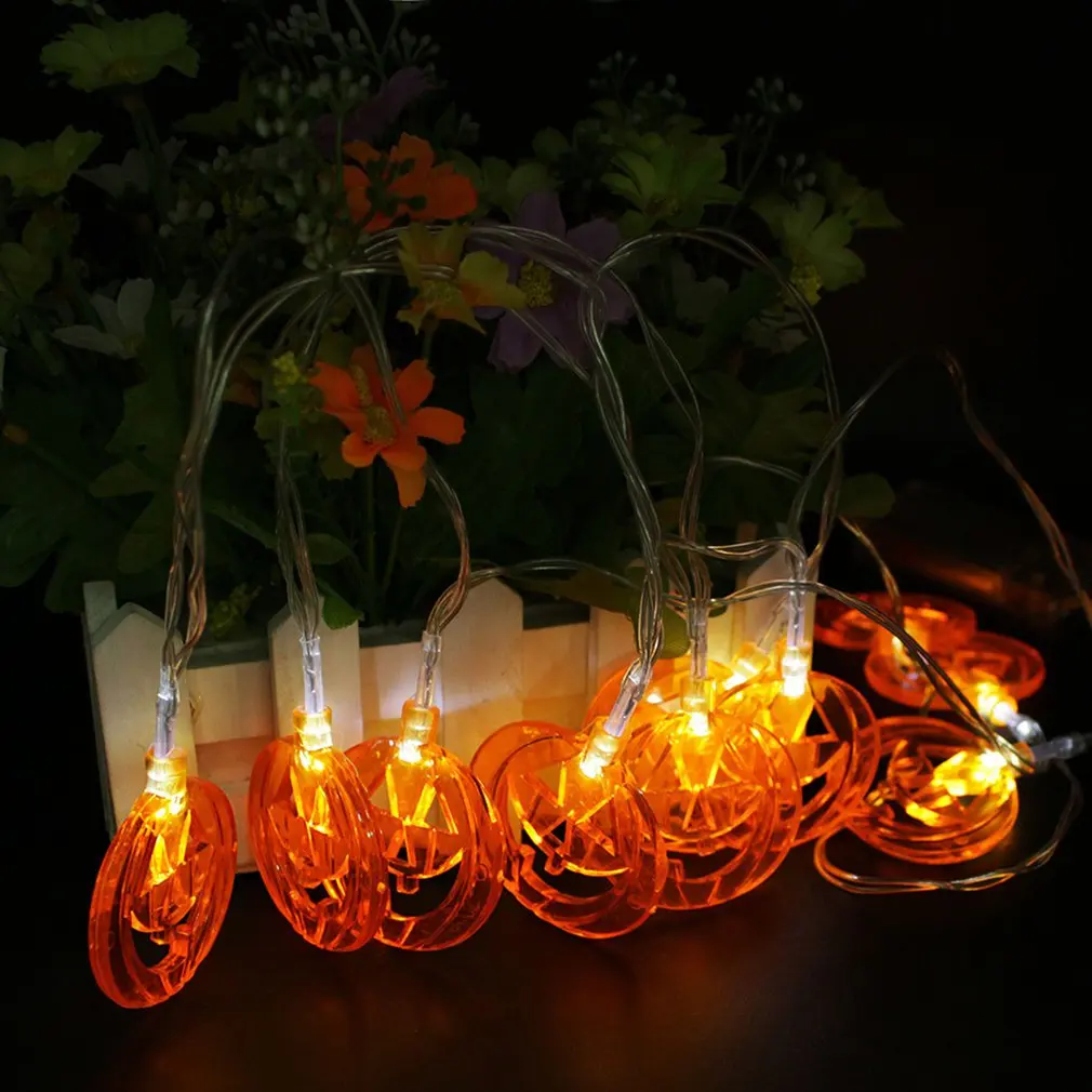 ICOCO 20 светодиодный светильник LightsHalloween тыквенный на батарейках Новинка для
