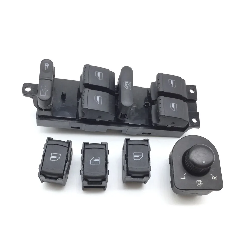3B0959855B для Volkswagen VW JETTA GOLF MK4 POLO BORA A4 Passat B5 BEETLE Power Window Mirror Switch OE # 1J4959857D/1J1959565F|window mirror