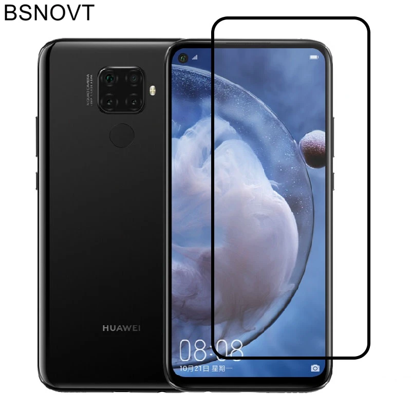 2 uds Protector de pantalla para Huawei Nova 5Z vidrio templado de cobertura completa para Huawei Nova 5Z pel&iacute;cula para Huawei Nova 5Z 6,26 pulgadas-1