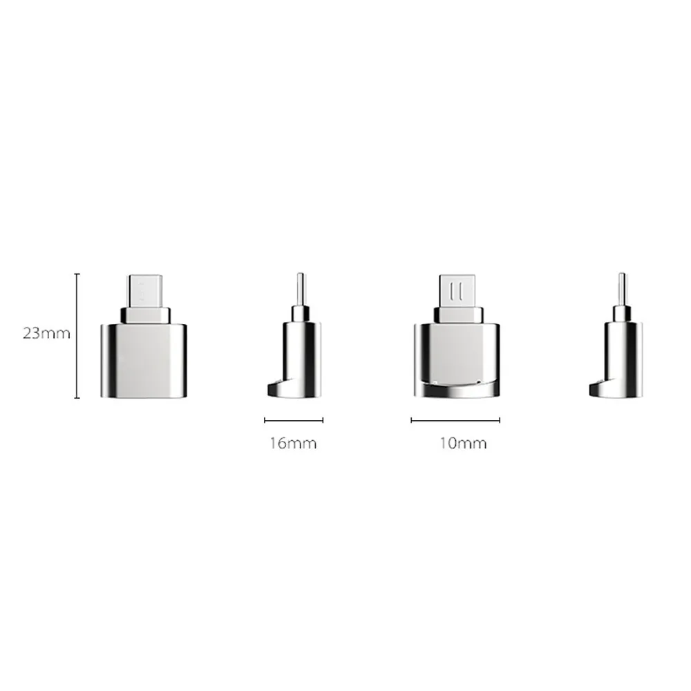 Micro usb 2 0 type c otg телефон мини адаптер для чтения карт памяти алюминиевый кардридер